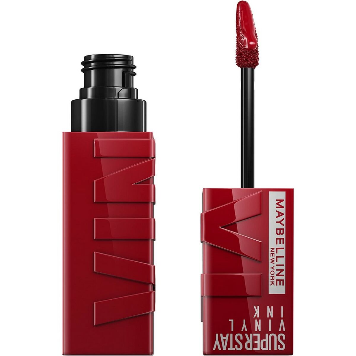 shimmer læbestift Maybelline Superstay Vinyl Ink 10-lippy makeup emballage