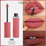 Flydende læbestift L'Oreal Make Up Infaillible Matt Resistance Nº 120 Nº 120-Major Crush (1 enhed) makeup-emballage