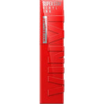 shimmer læbestift Maybelline Superstay Vinyl Link 25-rødglødende makeup-emballage