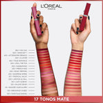Flydende læbestift L'Oreal Make Up Infaillible Matt Resistance Road Tripping Nº 240 Nº 240-Road Tripping (1 enhed) makeup