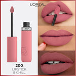 Flydende læbestift L'Oreal Make Up Infaillible Matt Resistance Lipstick & Chill Nº 200 Nº 200-Lipstick & Chill (1 enhed) makeup