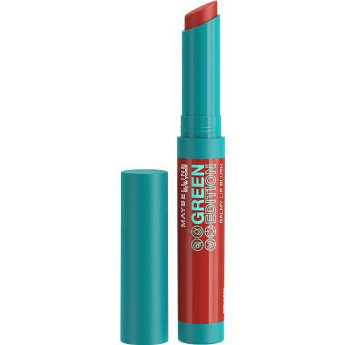 Farvet læbepomade Maybelline Green Edition Nº 10-Sandeltræ 1,7 g 1,7 g hudplejeemballage