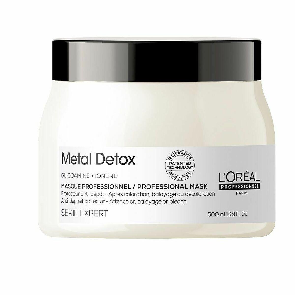 Detoxifying Mask L'Oreal Professionnel Paris Metal Detox 500 ml maskeemballage