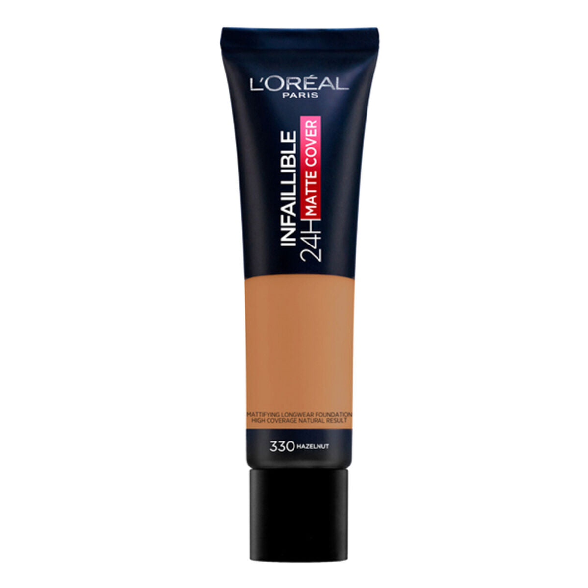 Flydende Make Up Base L'Oreal Make Up A9958100 Nº 330-Hasselnød Nº 330-Neutral Undertone 30 ml produktemballage