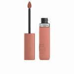 Flydende læbestift L'Oreal Make Up UFEJLIG MAT MODSTAND Beige Nº 601 Det værd 5 ml (1 enhed) makeup emballage