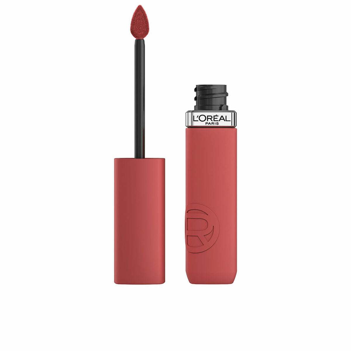 Flydende læbestift L'Oreal Make Up UFEJLIG MAT MODSTAND Nº 645 Crush alert 5 ml (1 enhed) makeup emballage
