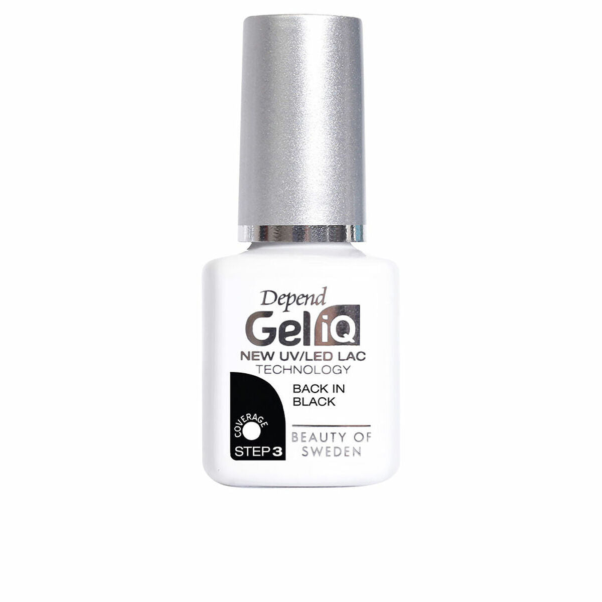 Neglelak Beter Gel Iq Back In Black 5 ml hudplejeemballage