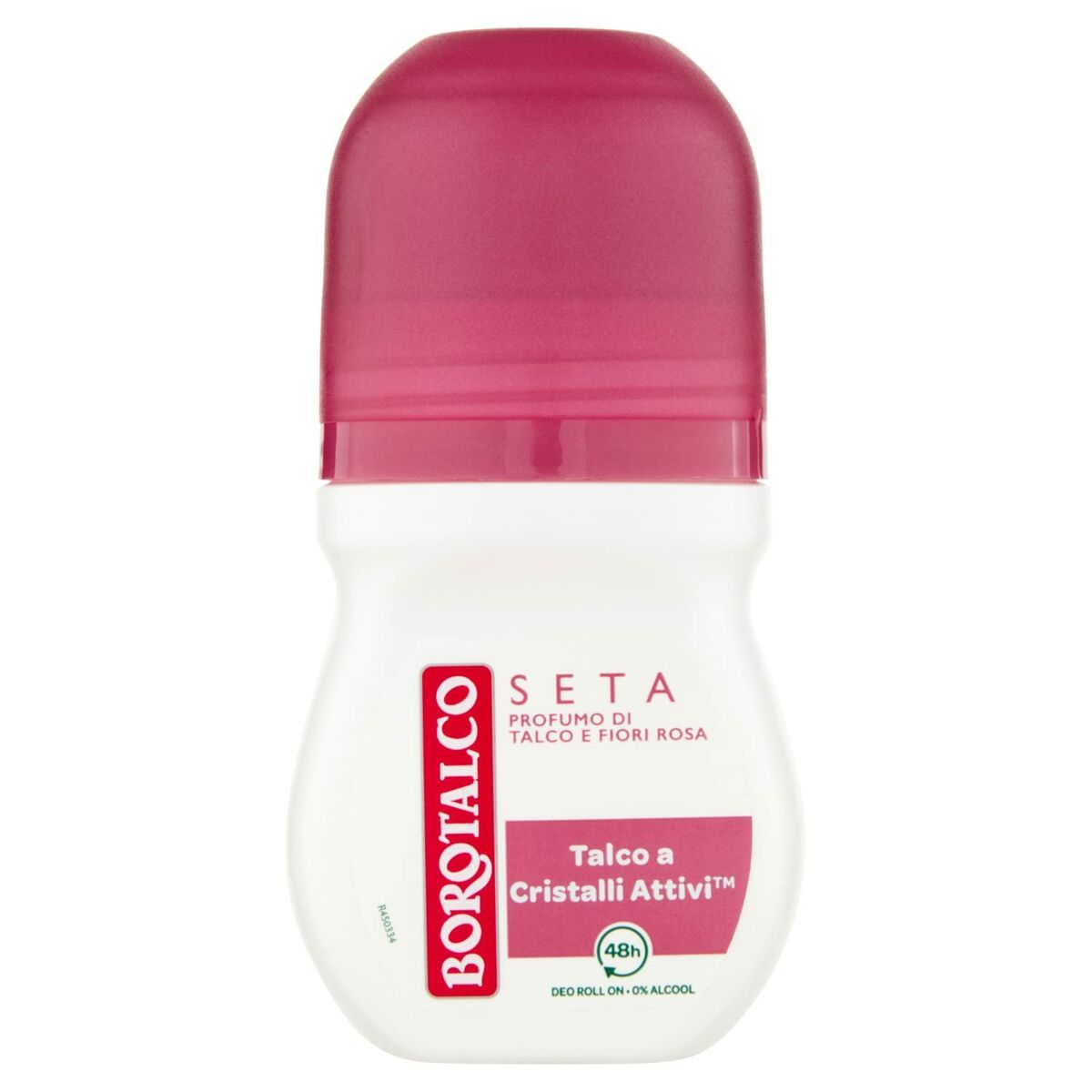 Roll-On Deodorant Borotalco Talco 150 ml Pink blomster til kvinder produkt emballage