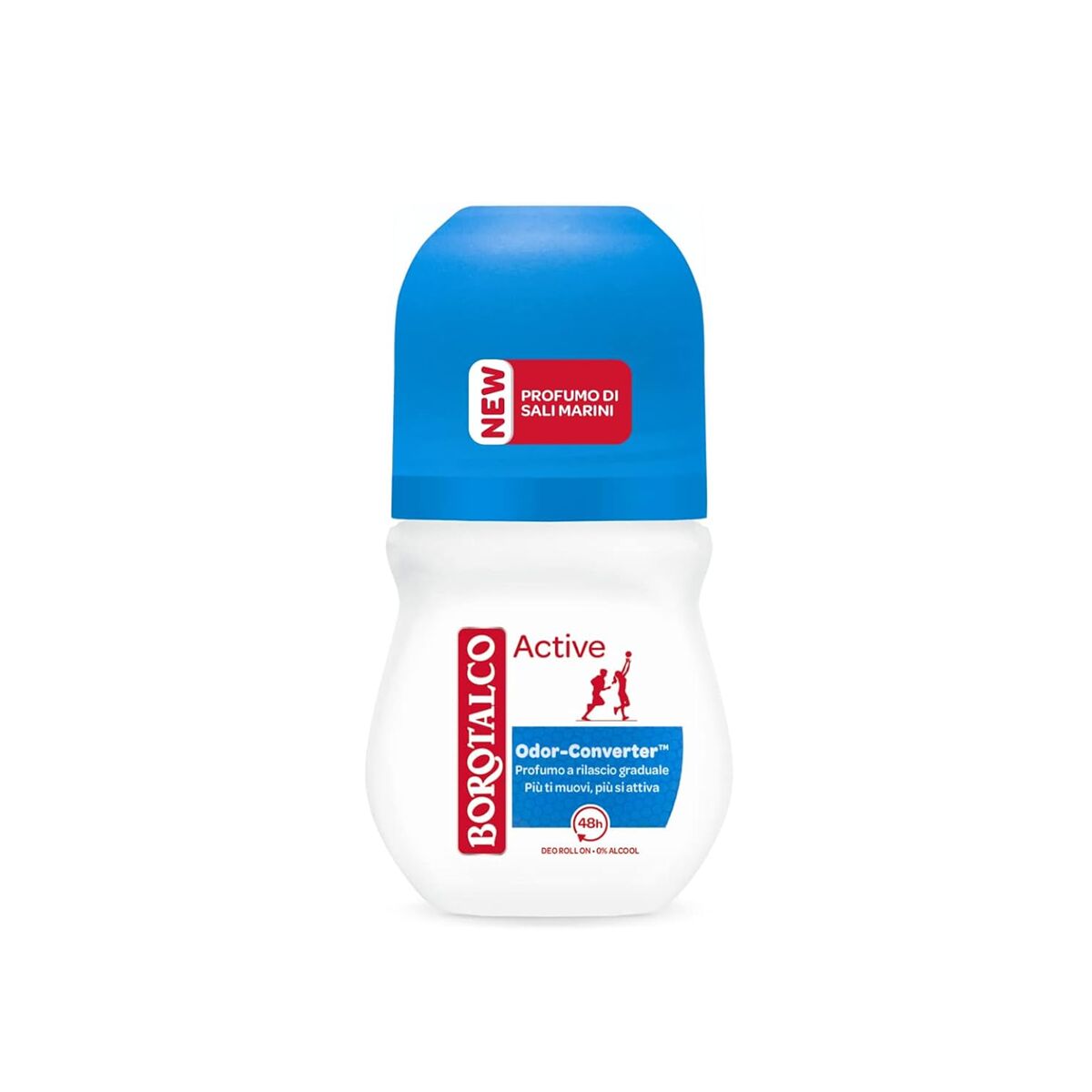 Roll-On Deodorant Borotalco Active Blue 50 ml produktemballage