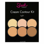 Palette Sleek Cream Contour Kit Light Clear Make-up Highlighter (1 enhed) hudplejeemballage