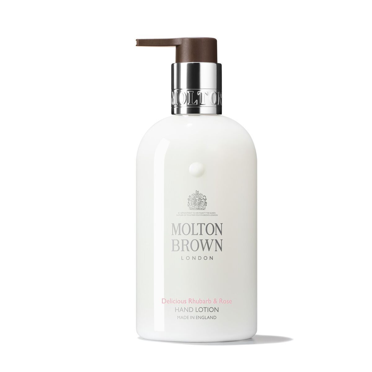 Håndlotion Molton Brown Rabarber & Rose 300 ml hudplejeemballage
