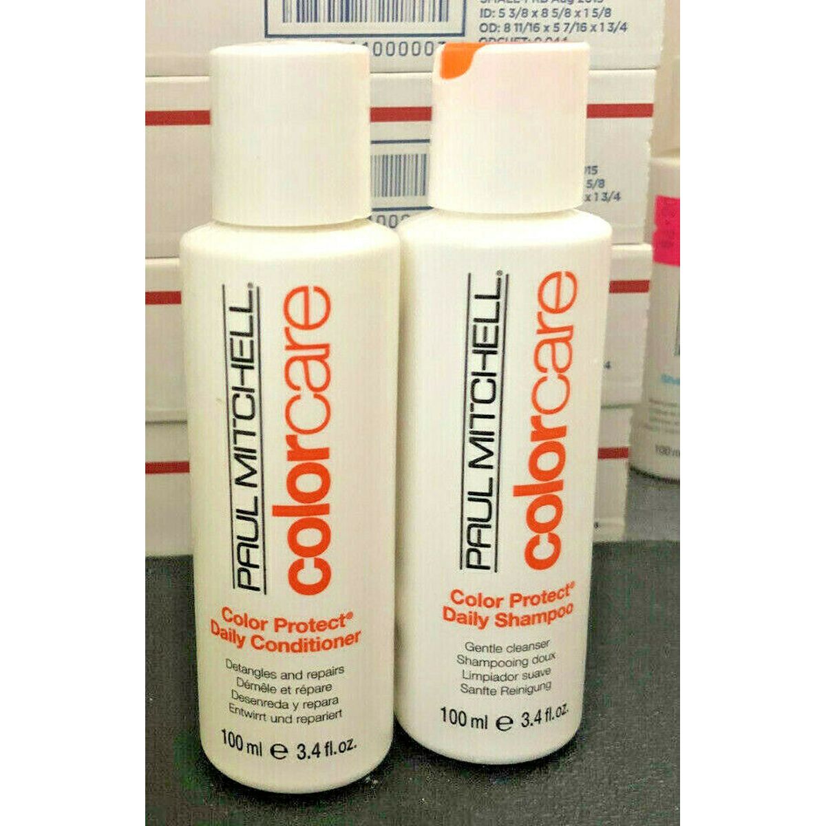 Daglig brug shampoo Paul Mitchell Color Protect 100 ml shampooflaske