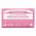 Sæbekage Dr Bronner's All One Cherry Blossom 140 g produktemballage
