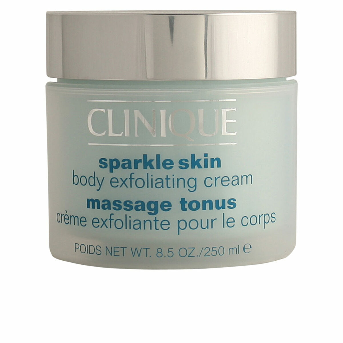Body Exfoliator Sparkle Skin Clinique 250 ml produktemballage