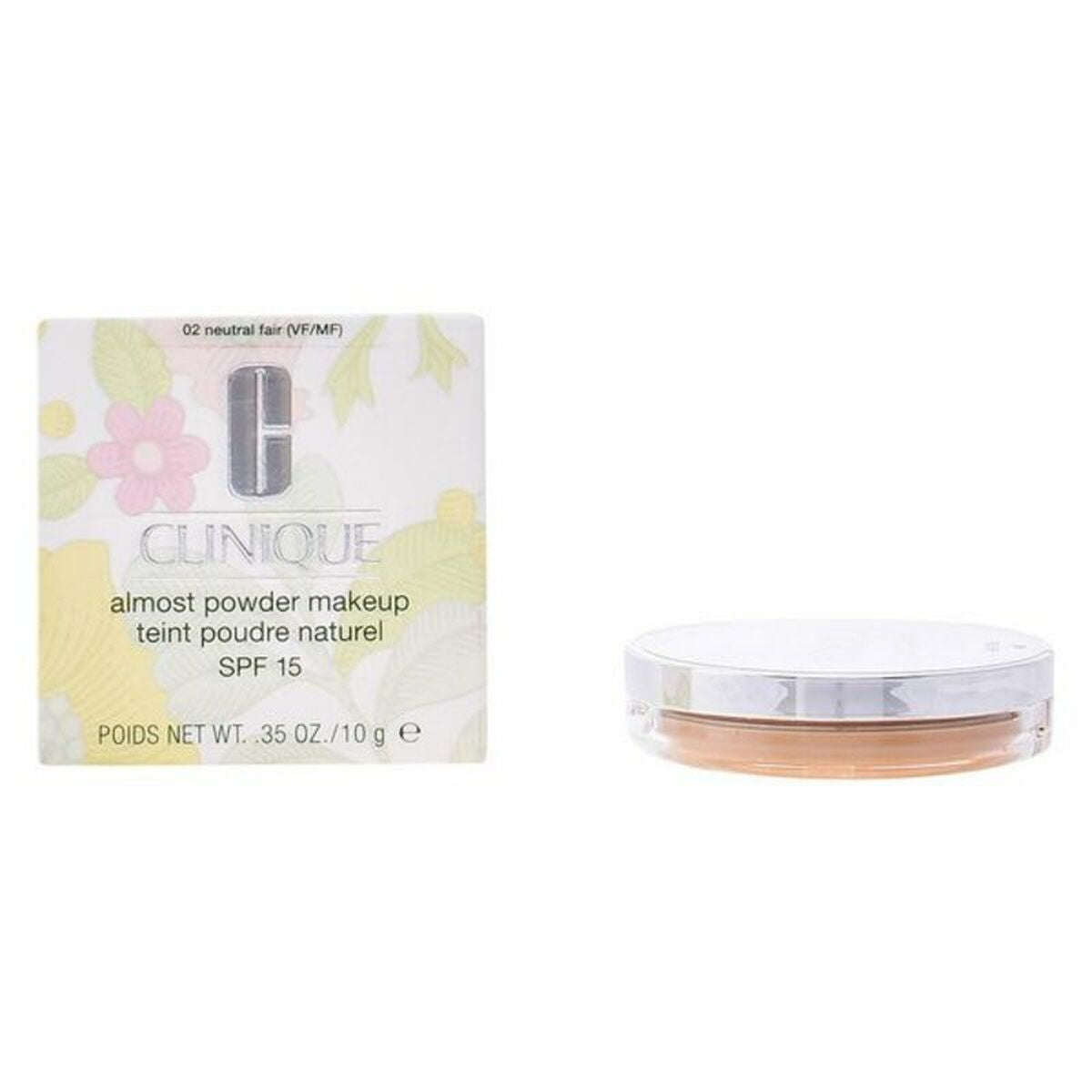 Pulveriseret Make Up Clinique AEP01407 Nº 06-Deep Spf 15 10 g makeup emballage