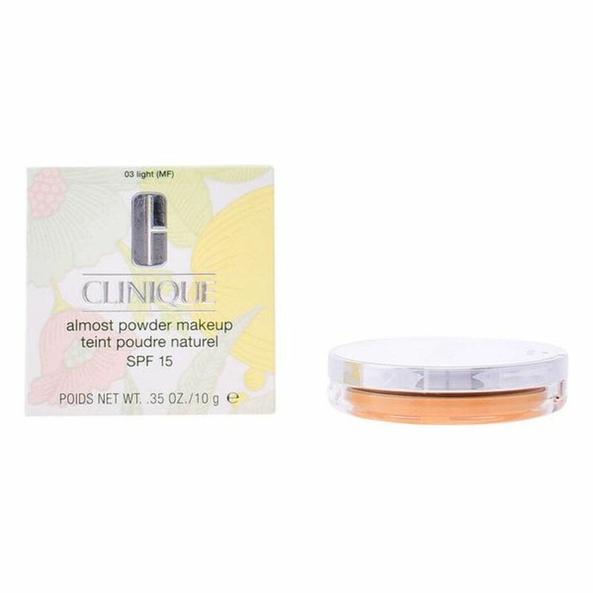 Pulveriseret Make Up Clinique AEP01407 Nº 06-Deep Spf 15 10 g makeup emballage