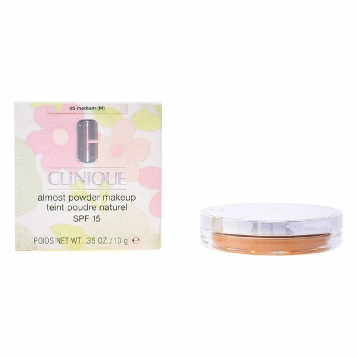 Pulveriseret Make Up Clinique AEP01407 Nº 06-Deep Spf 15 10 g makeup emballage
