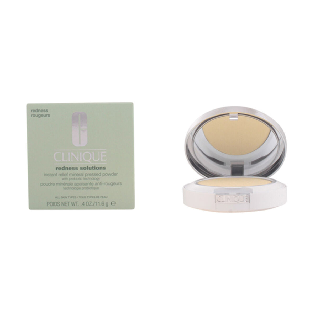 Face Care Powder Redness Solutions Clinique makeup emballage