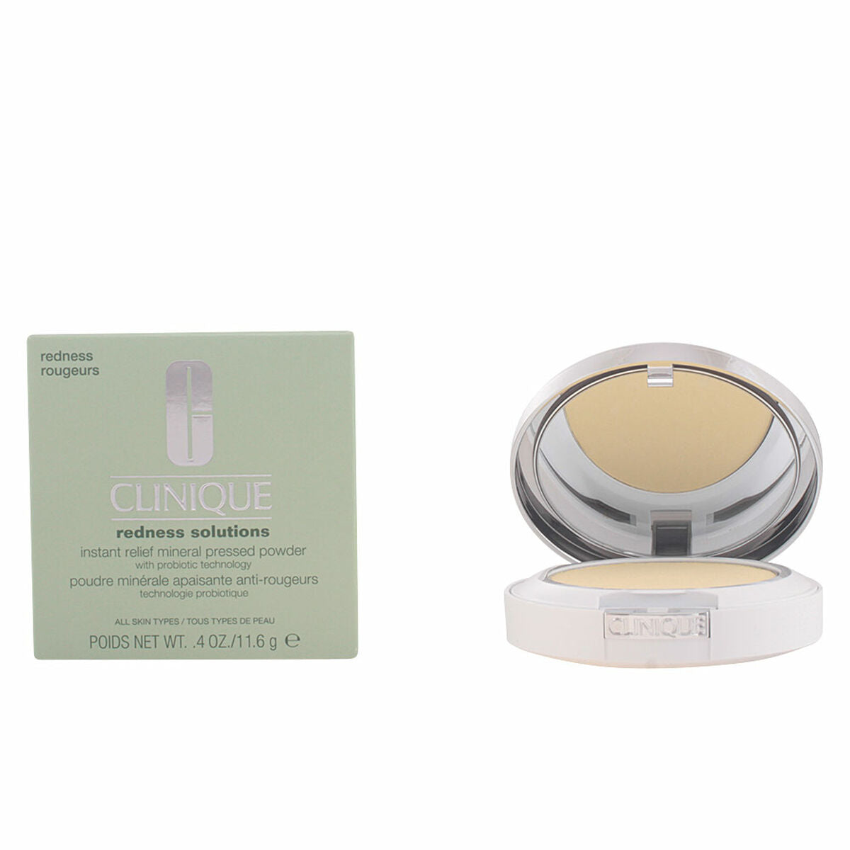 Face Care Powder Redness Solutions Clinique makeup emballage