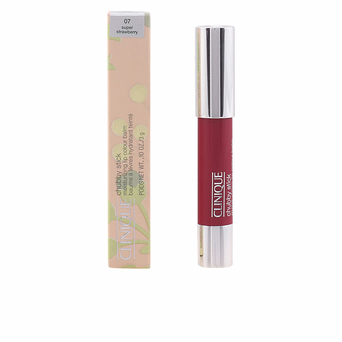 Farvet læbepomade Chubby Stick Clinique til kvinder hudplejeemballage