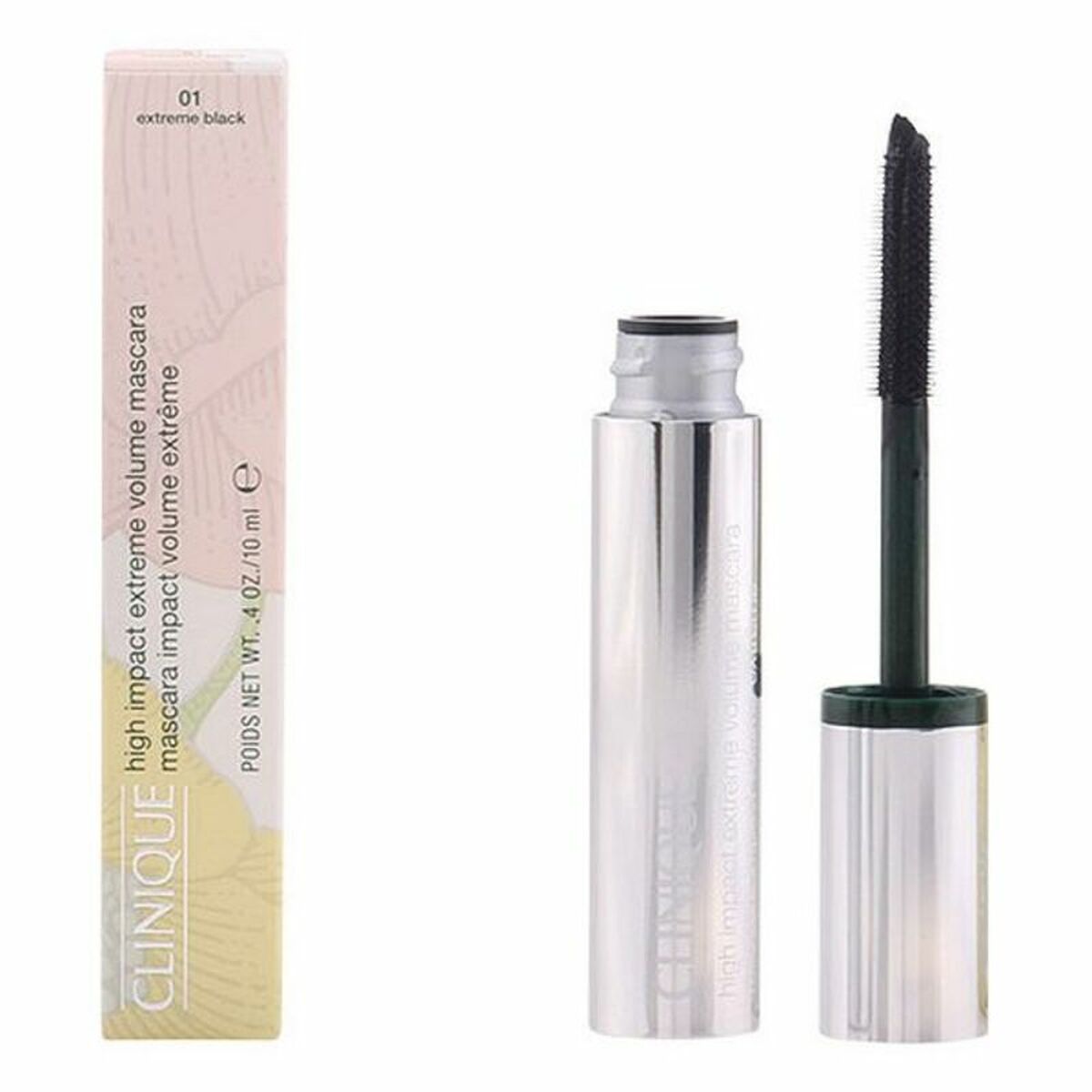 Mascara Clinique Nº 01-Extreme Black 10 ml makeup emballage