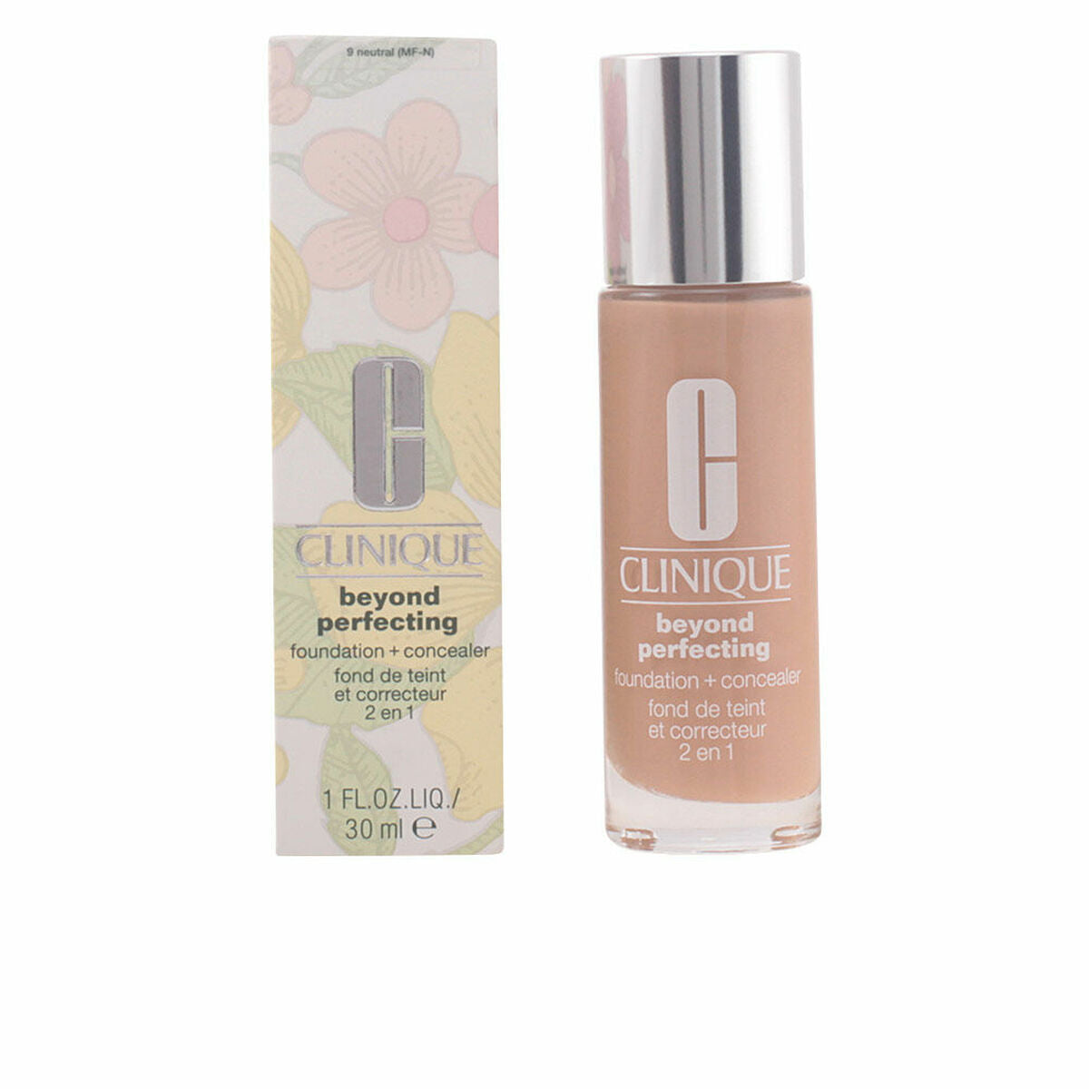 Fluid Foundation Make-up Clinique Beyond Perfecting Neutral Nº 09-Neutral 30 ml makeup emballage