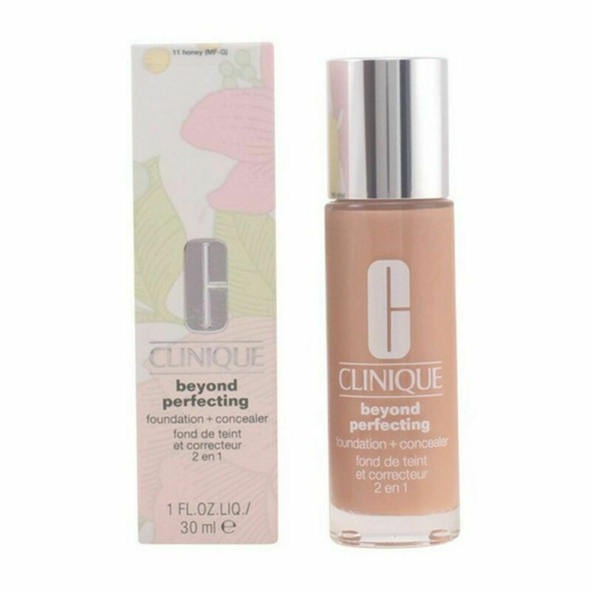 Liquid Make Up Base Clinique Beyond Perfecting 11-Honey Nº 11-Honey 30 ml Facial Corrector produktemballage