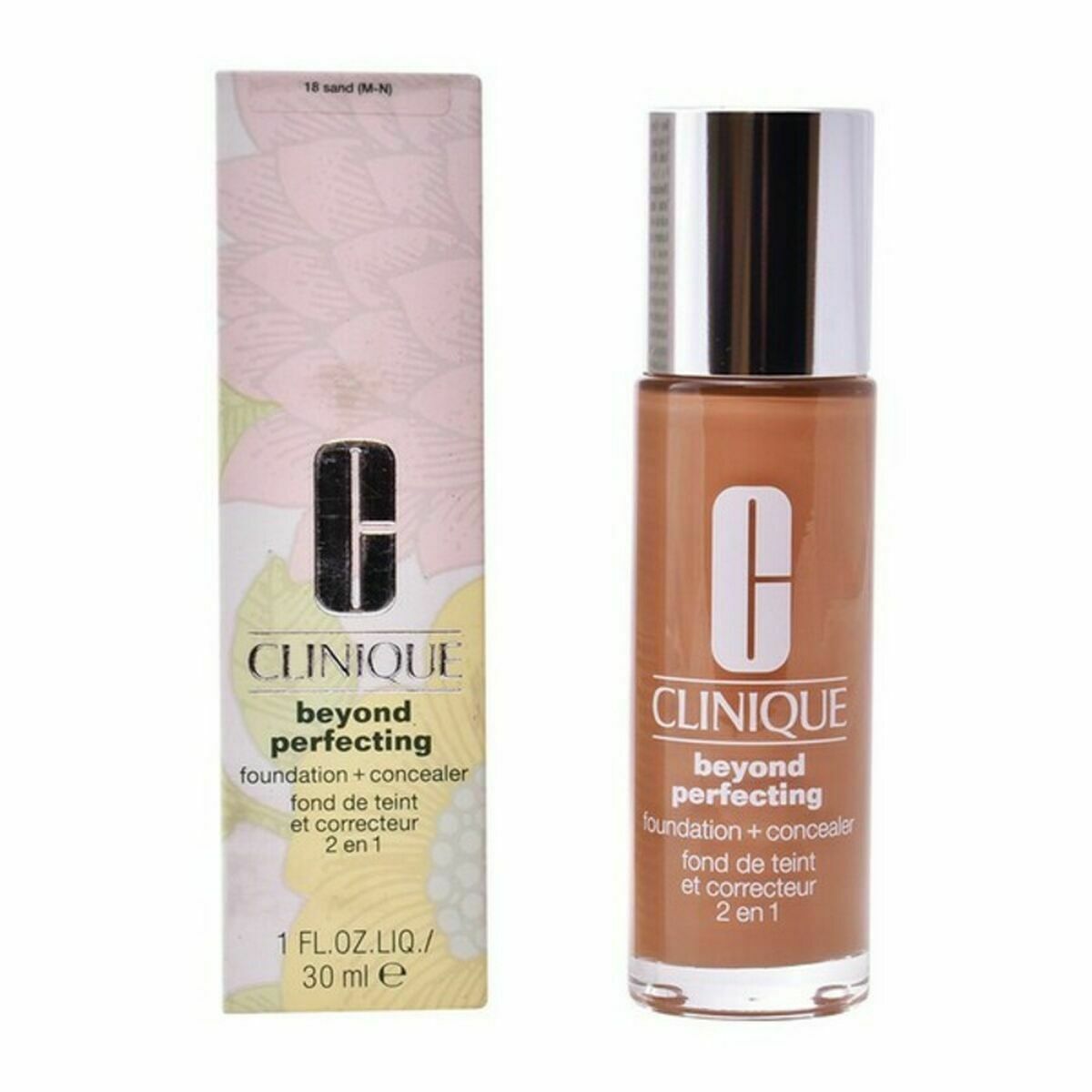 Flydende Make Up Base Clinique Beyond Perfecting Nº 21 Creme Caramel Nº 21-Cream Caramel 30 ml Facial Corrector hudpleje
