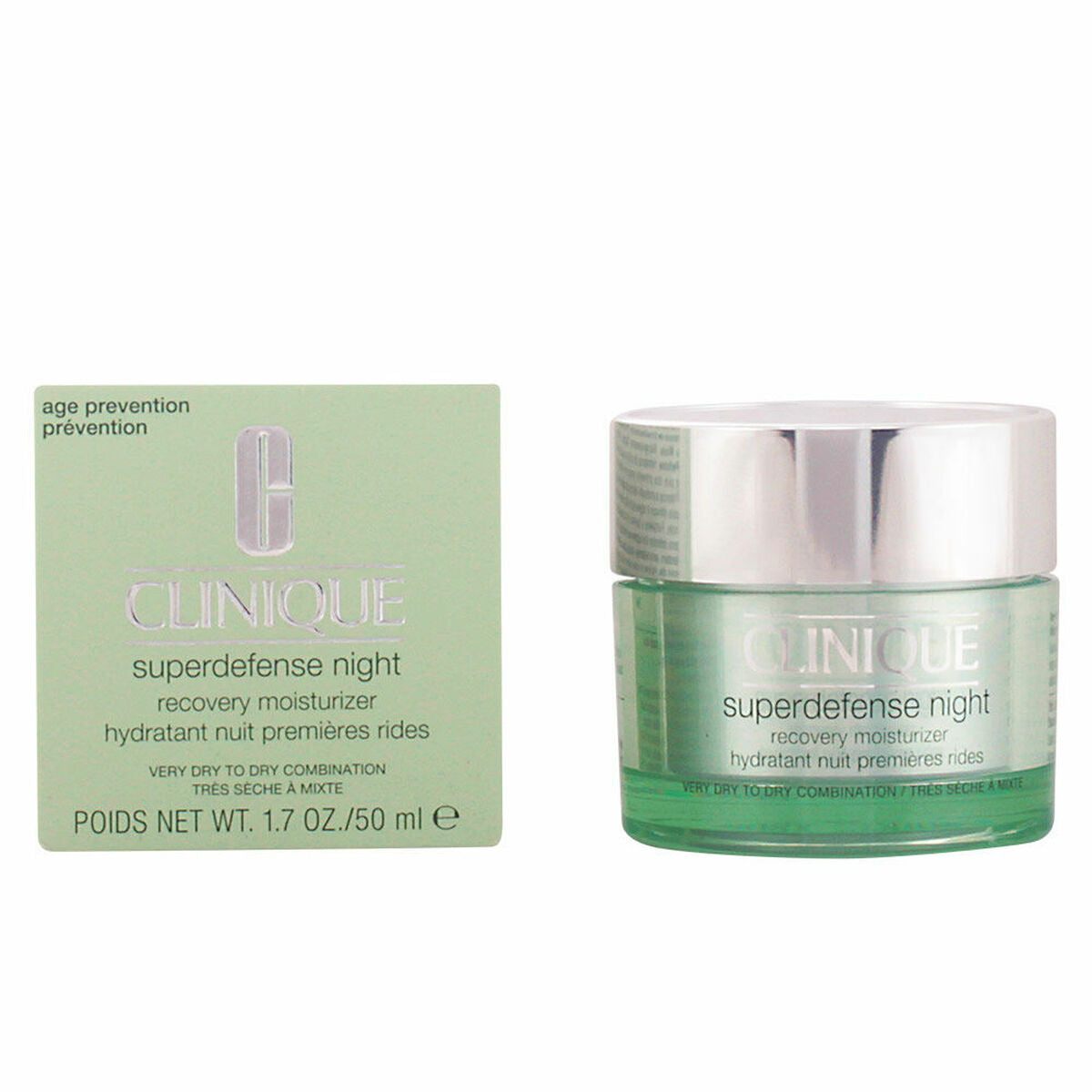 Anti-Ageing Cream Clinique Superdefense Night Ii 50 ml til kvinder hudpleje emballage
