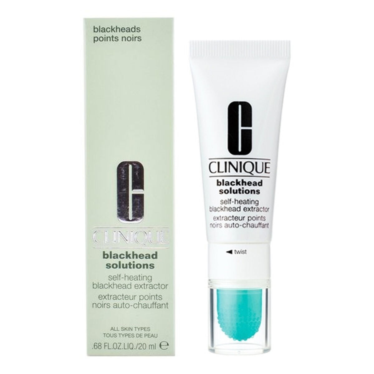 Exfoliating Facial Gel Clinique Blackhead Solutions 20 ml hudplejeemballage