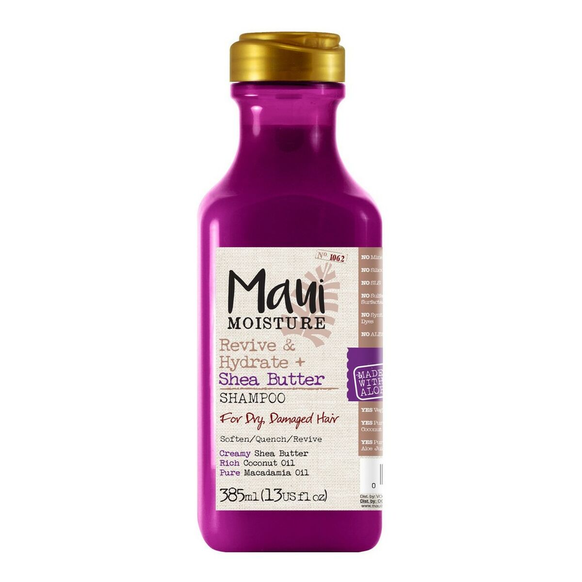 Restorative Shampoo Maui Shea Butter 385 ml Shea Butter for Women shampooflaske