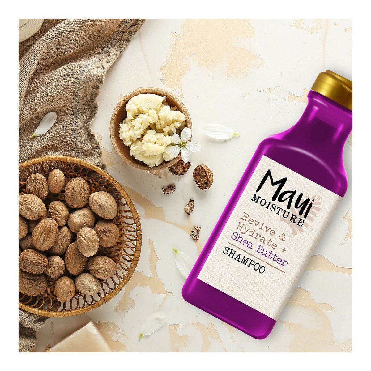 Restorative Shampoo Maui Shea Butter 385 ml Shea Butter for Women shampooflaske