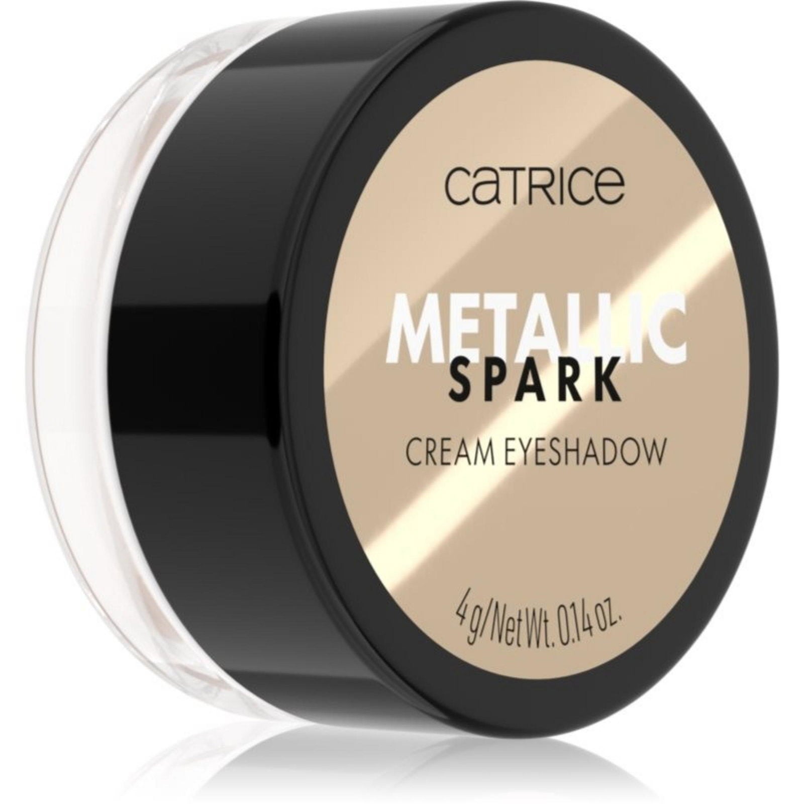 Catrice, Metallic Spark, Brilliant, Cream Eyeshadow, 010, Champagne Chic, 4 g