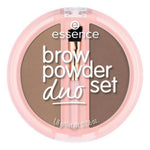 Essence, Duo Set, Matte, Eyebrow Powder, 02, Medium, 1.8 g