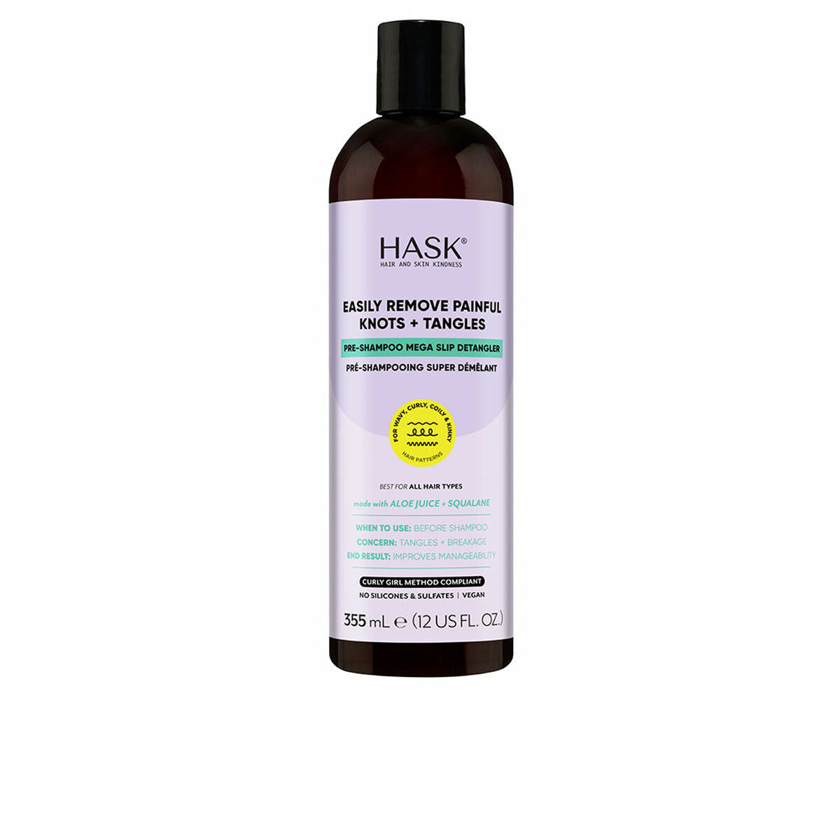 Shampoo HASK TEXTURE 355 ml shampooflaske