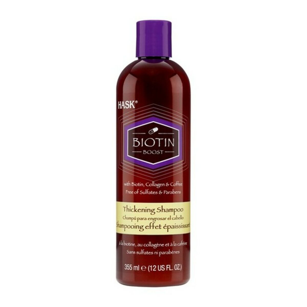 Volumiserende shampoo HASK HA34335 355 ml shampooflaske