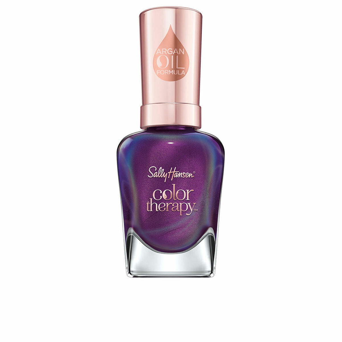 neglelak Sally Hansen Color Therapy Sheer Nº 402 Plum Euphoria Nº 402-Plum Euphoria 14,7 ml produktemballage 14,7 ml
