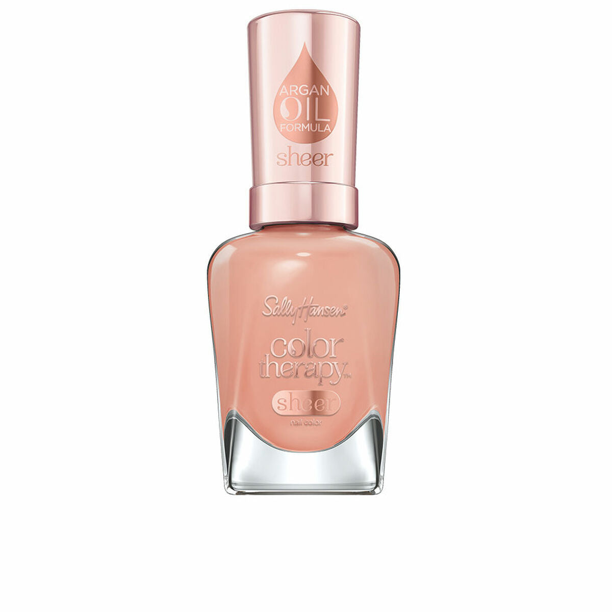 neglelak Sally Hansen Color Therapy Sheer Nº 205 Pink Moon Nº 205-Pink Moon 14,7 ml produktemballage 14,7 ml