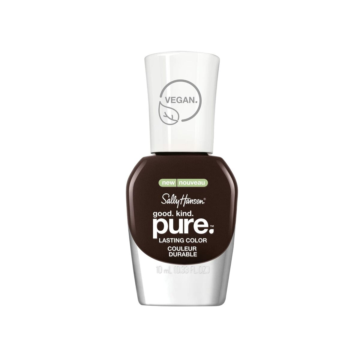neglelak Sally Hansen Good.Kind.Pure 151-varm kakao (10 ml) produktemballage