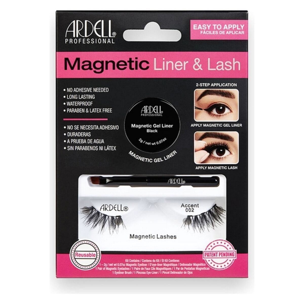 Falske øjenvipper Magnetic Accent Ardell produktemballage