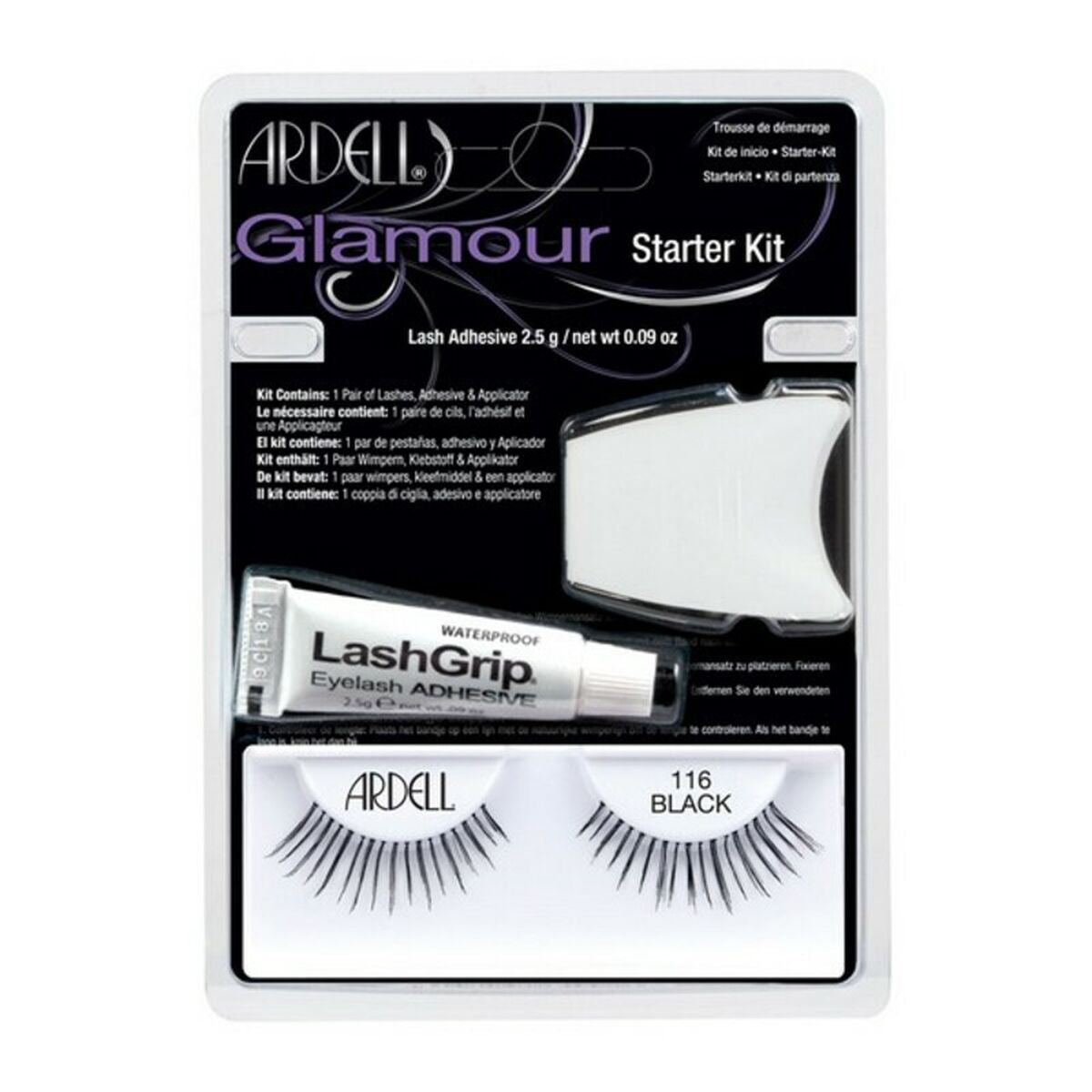 Falske øjenvipper Glamour Ardell (3 stk) 3 stk. produktemballage