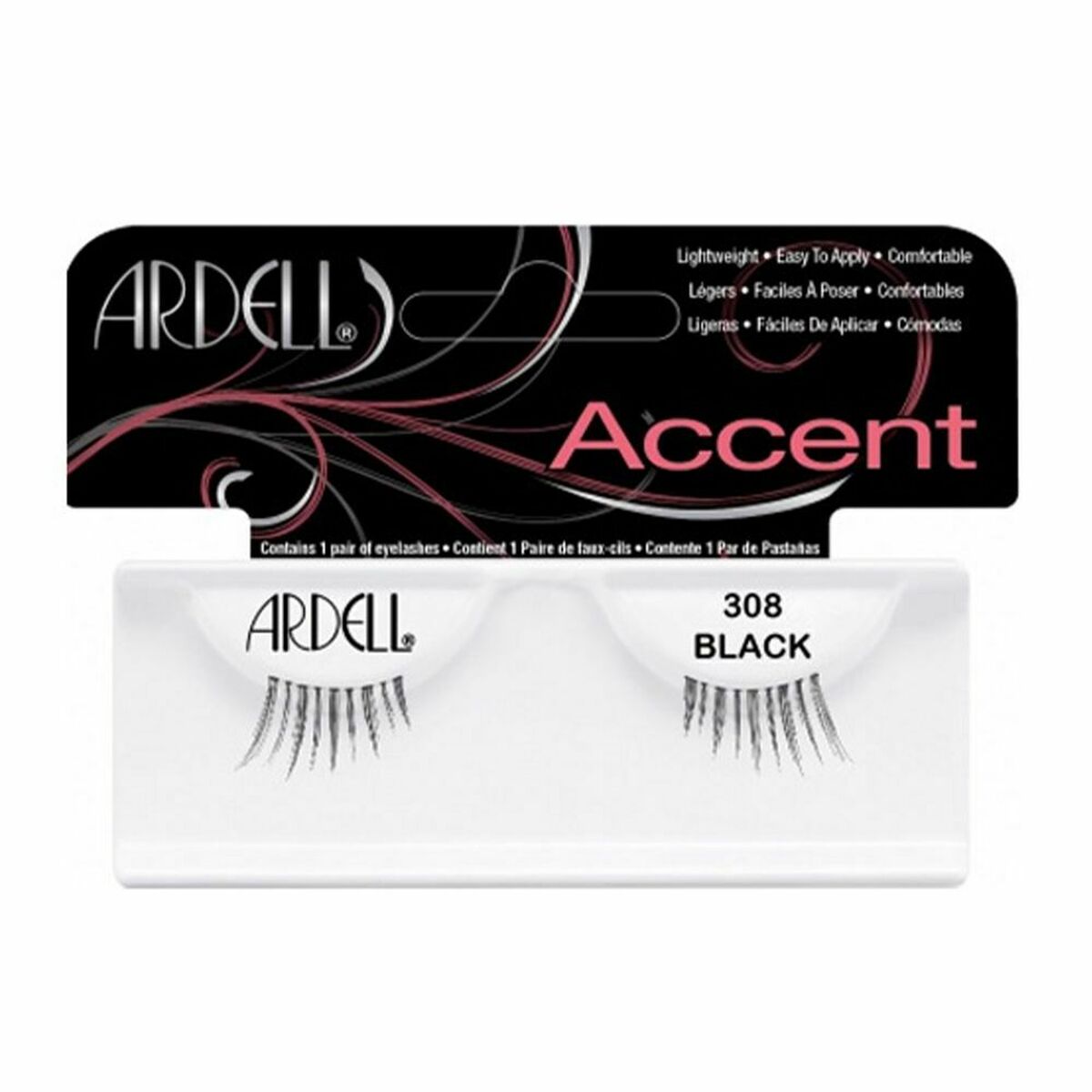 Falske øjenvipper Ardell Black (1 enhed) produktemballage