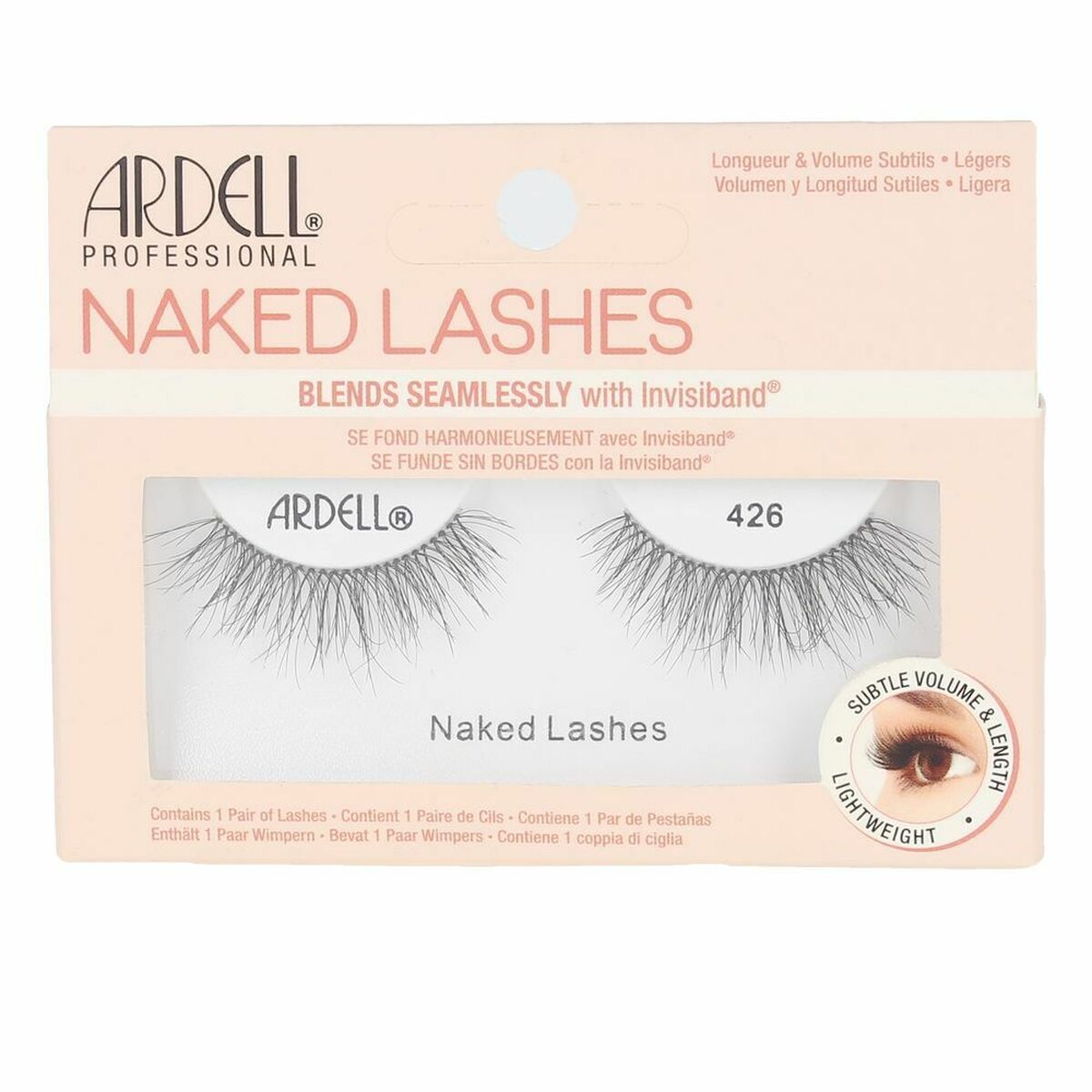 Falske øjenvipper Ardell Nº 426 (1 enhed) produktemballage