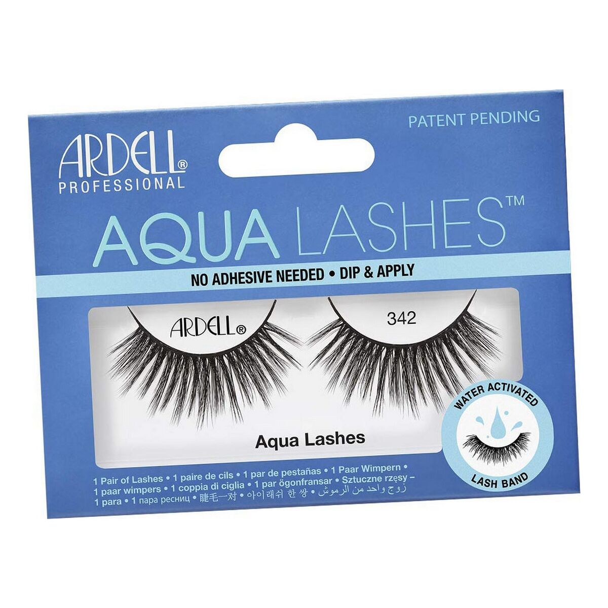 Falske øjenvipper Aqua Lashes Ardell Nº 342 (1 enhed) produktemballage