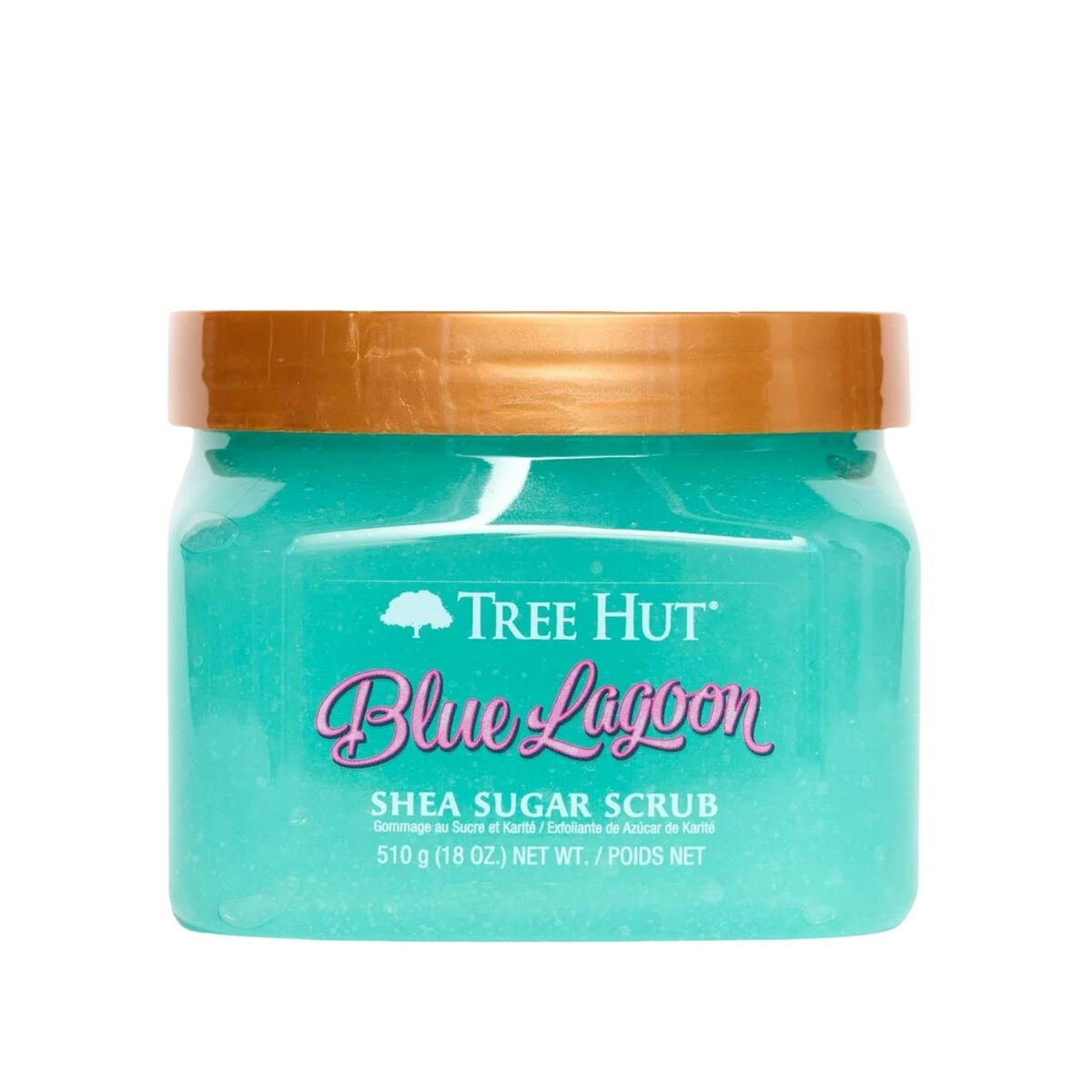 Body Exfoliator Tree Hut Blue Lagoon 510 g til kvinder produkt emballage