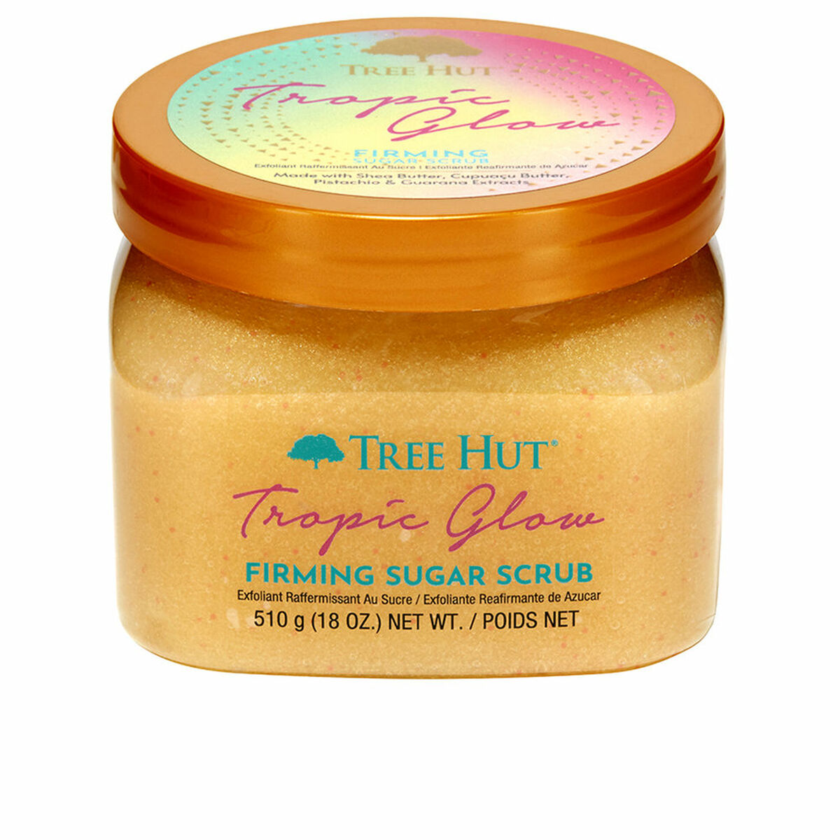 Body Exfoliator Tree Hut Exfoliante 510 g Opstrammende produktemballage