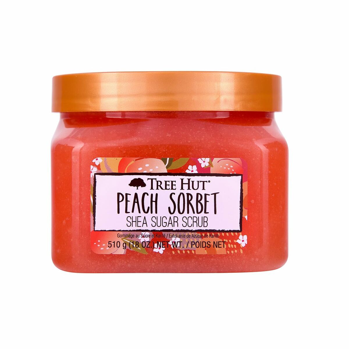 Body Exfoliator Tree Hut Peach Sorbet 510 g til Dame produkt emballage