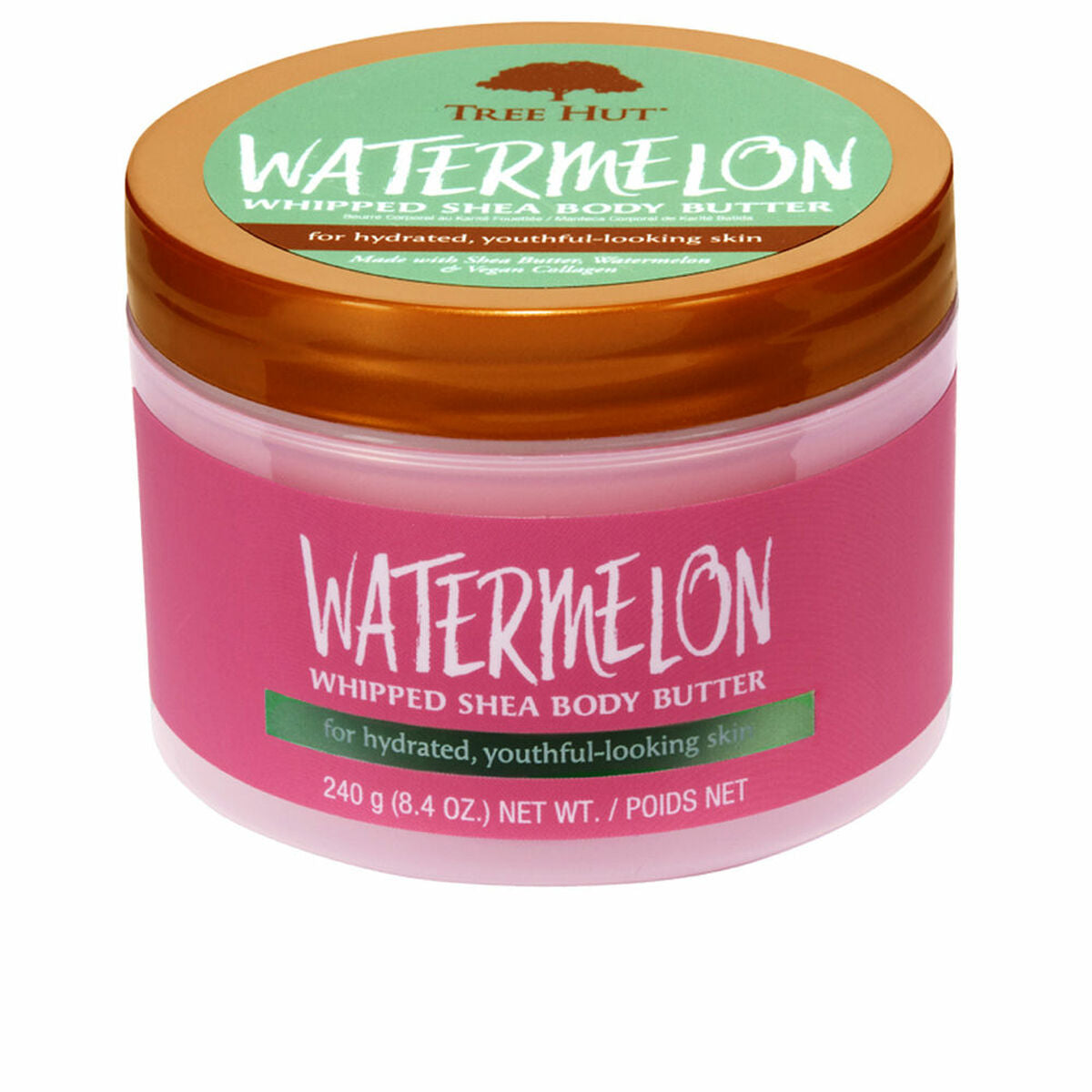 Body Butter Tree Hut 240 g Vandmelon til kvinder produktemballage