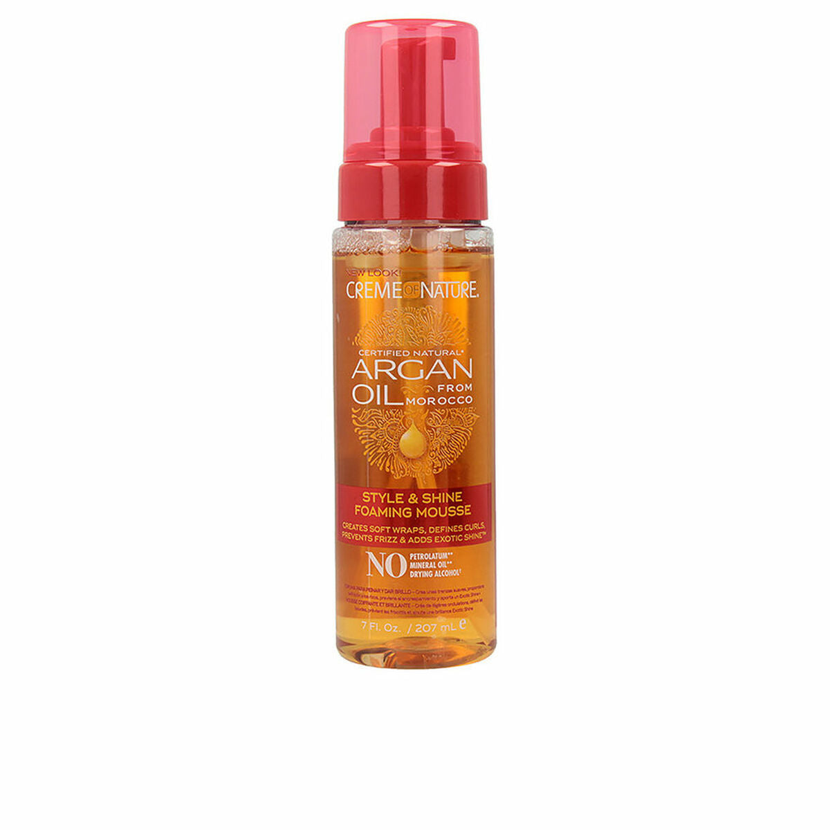 Fixing Mousse Creme Of Nature ARGAN OIL 207 ml til kvinders hudplejeemballage