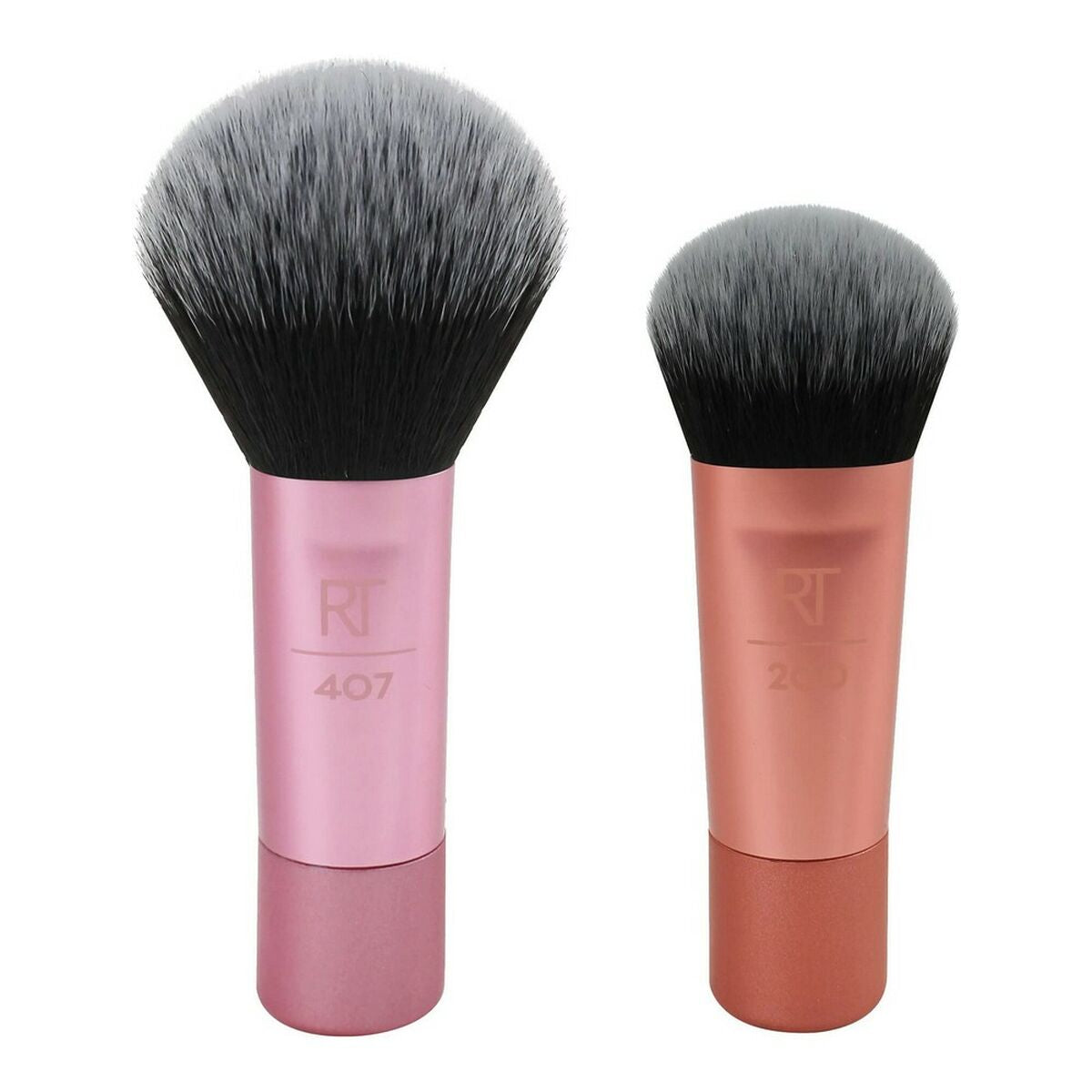 Sæt make-up børster Real Techniques Mini Brush Duo 2 stk (2 stk) produktemballage